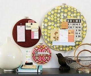 Decoración con bastidor