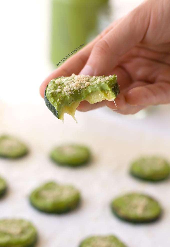 Minipizzas de calabacin | danzadefogones.com