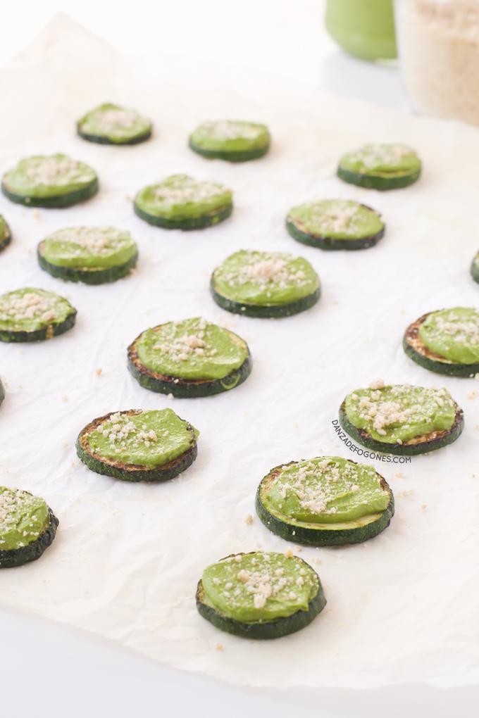 Mini pizzas de Calabacin | danzadefogones.com