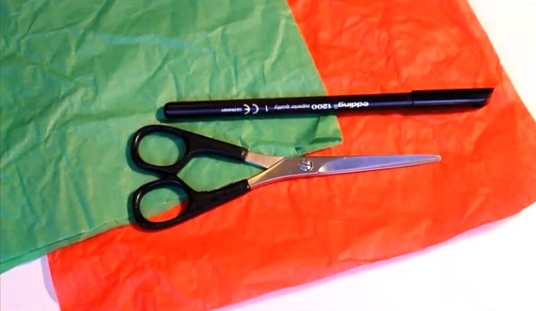 materiales para guirnalda Sandía