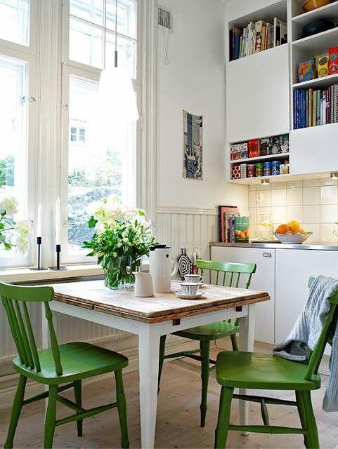 Decorar tu casa con el color verde