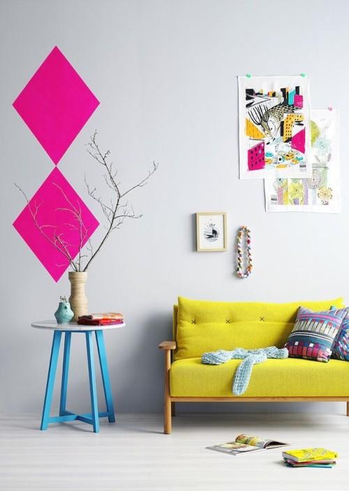Decorar tu casa utilizando mucho color