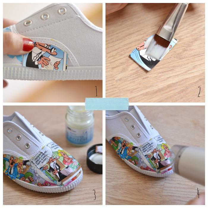 como customizar unas zapatillas paso a paso