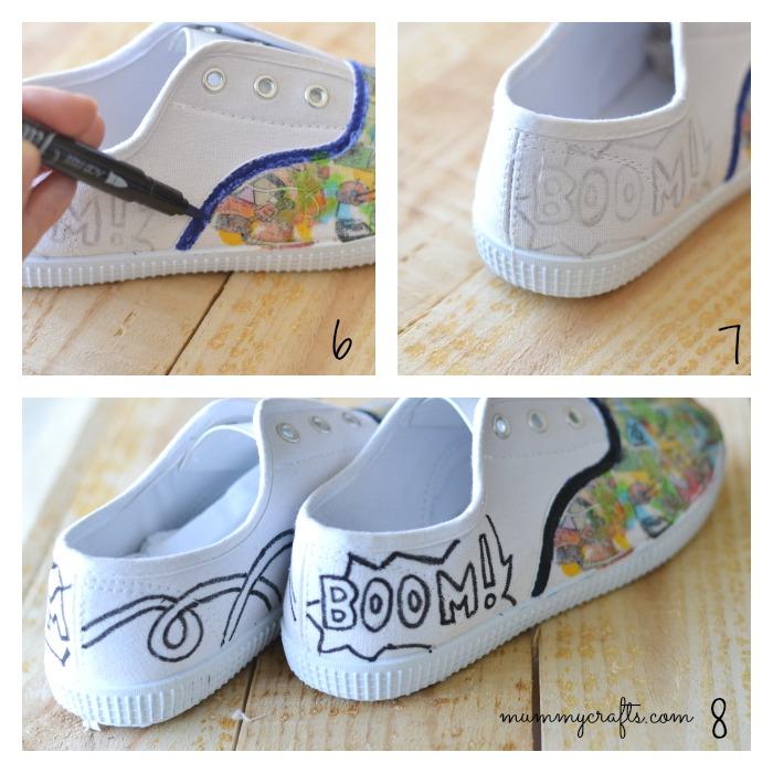 Dibujar con el rotulador para tela