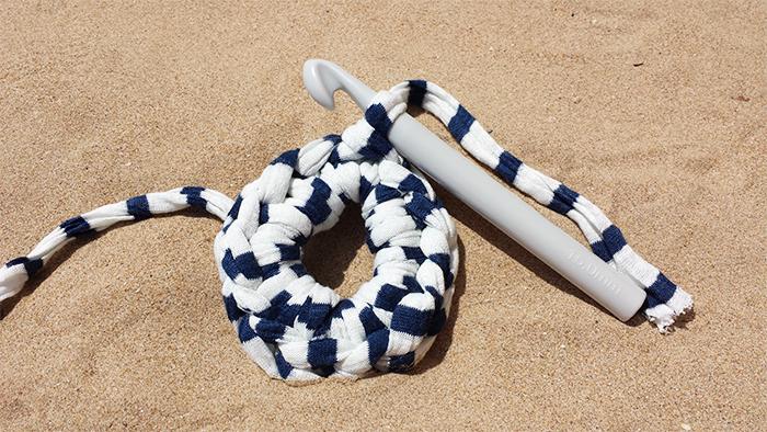 Anillo mágico para alfombra de trapillo