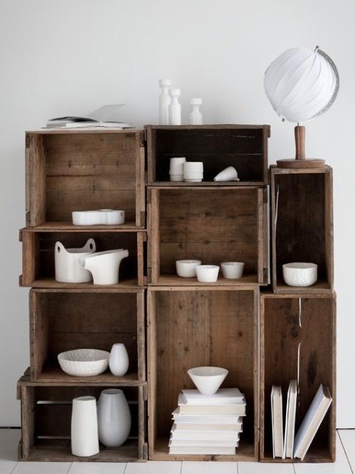 cajas de madera barnizadas