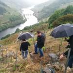 Bajo la lluvia y con dificil acceso