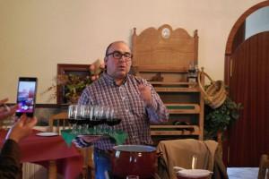 El barista Oscar de Toro hablándonos sobre café