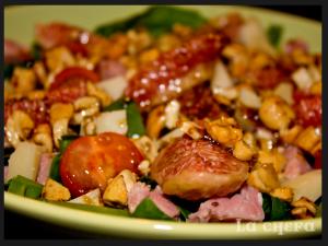 ENSALADA DE ESPINACAS Y BREVAS CON VINAGRETA DE ANACARDOS2