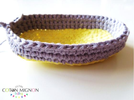 tutorial primer paso zapatitos grises suela amarilla