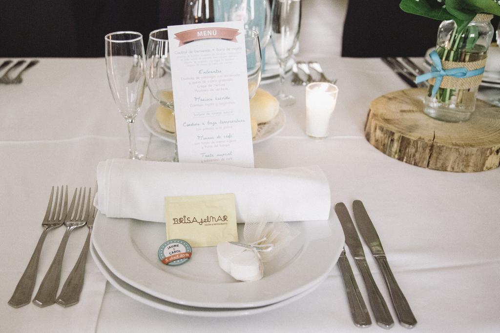 Detalle de la boda de Carolina