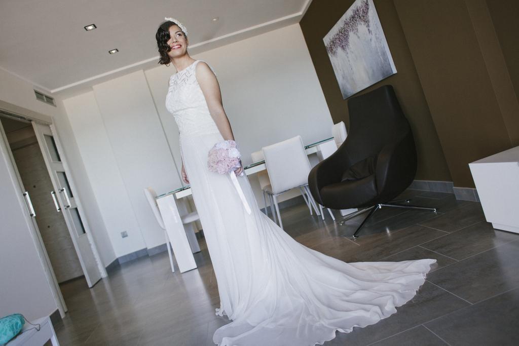 Ramo de novia de peonías confeccionado por Blanca Blanco