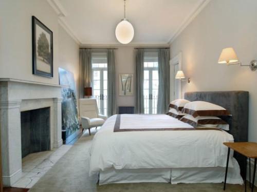 El dormitorio principal de Julianne Moore