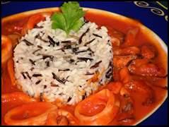 Arroz-salvaje-con-calamares-en salsa-americana-010