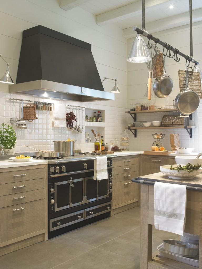 NEOLITH_CasaDecorMadrid by Deulonder_PAVIMENTO modelo Textil Black_ENCIMERA modelo Arctic White (2)