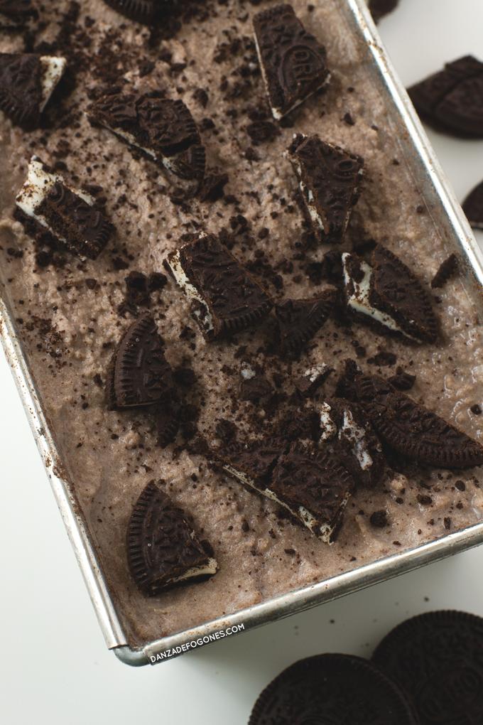 Helado vegano de Oreo | danzadefogones.com