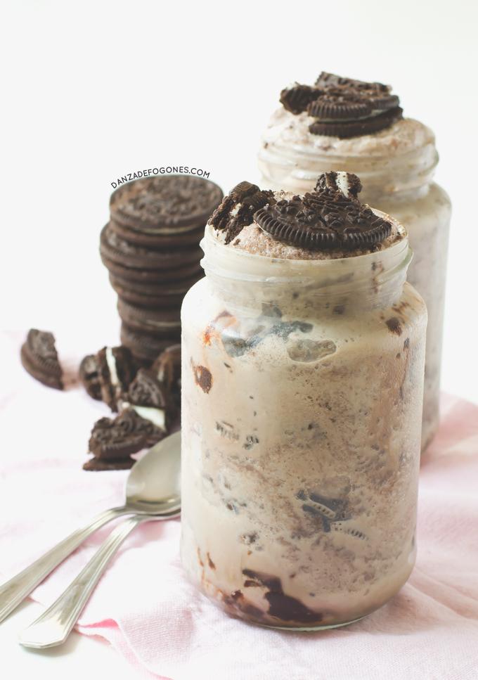 Helado con Oreo | danzadefogones.com