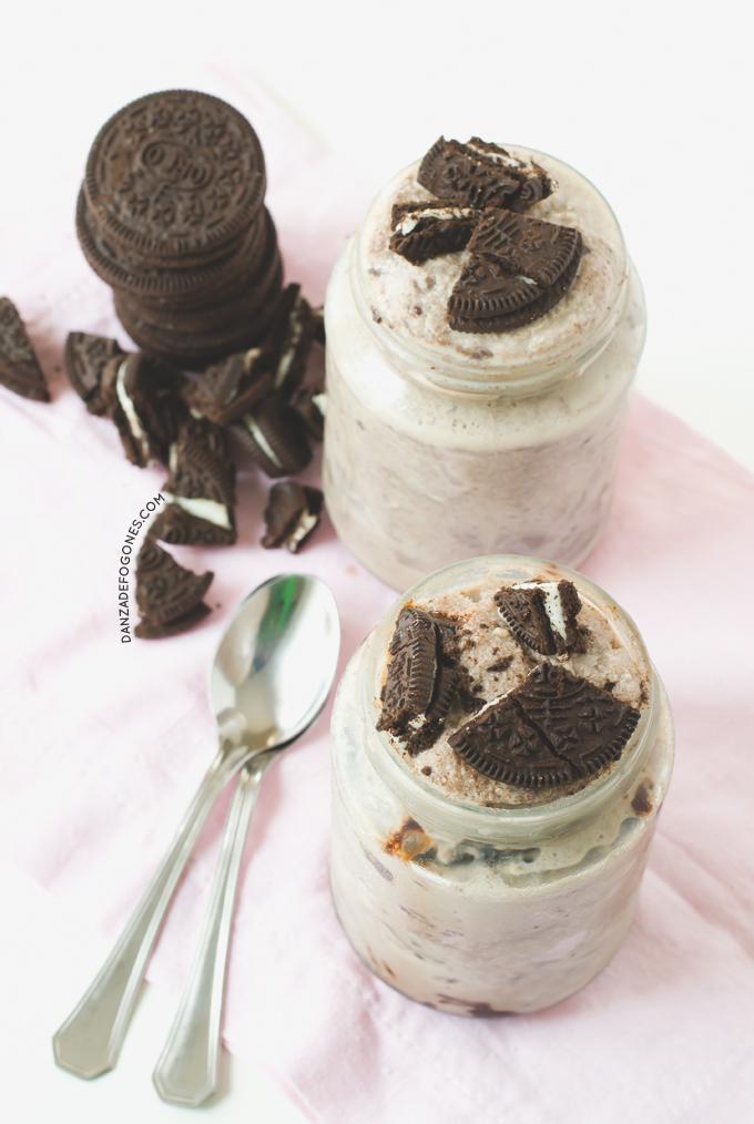 Helado de Oreo | danzadefogones.com