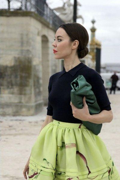 ulyana sergeenko looking hot in prada