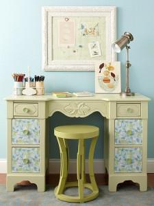 escritorio moderno decoupage chalk paint malaga autentico