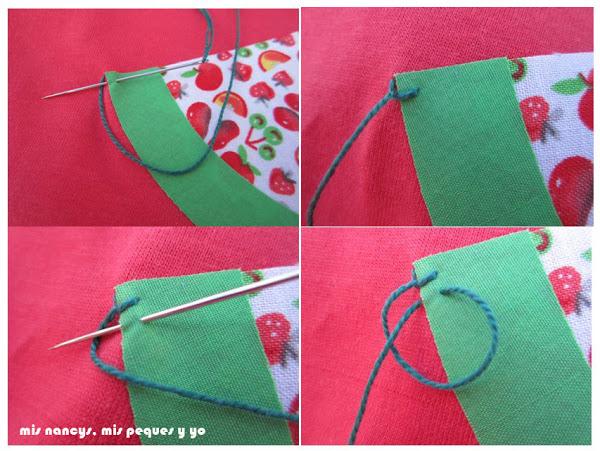 mis nancys, mis peques y yo, tutorial aplique camiseta punto feston