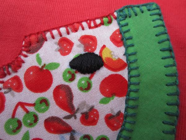 mis nancys, mis peques y yo, tutorial aplique camiseta pepita detalle