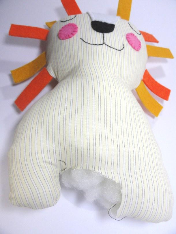 peluche leon diy 11