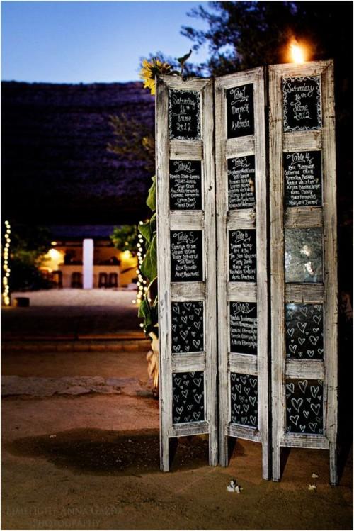 seating plan con pizarras