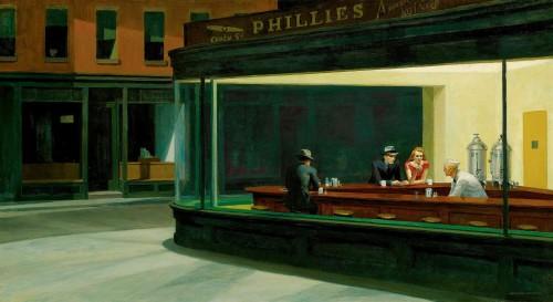 Diner de Edward Hopper: Nighthawks