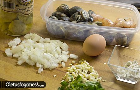 Alcachofas rebozadas en salsa