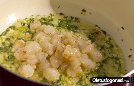 Alcachofas rebozadas en salsa