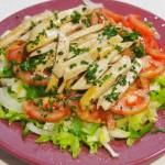 Ensalada pollo parmesano