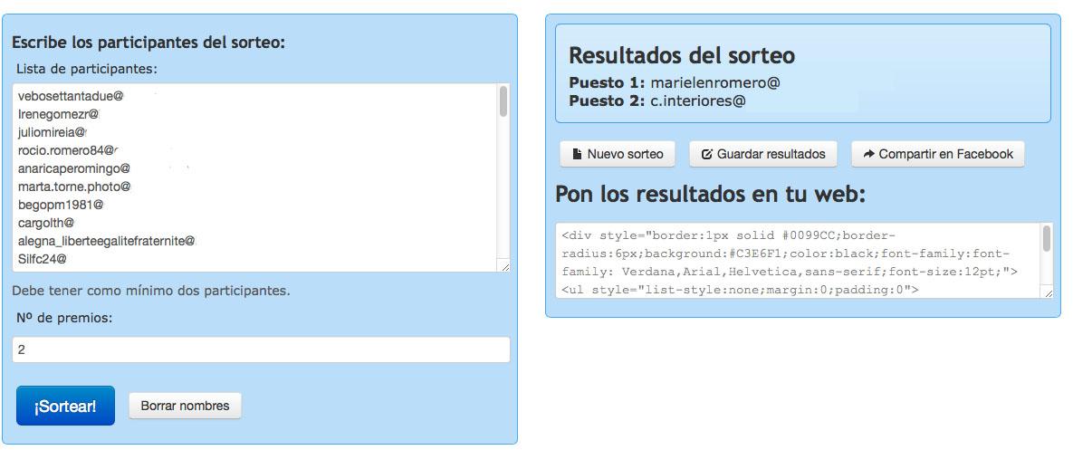 resultado sorteo vinilos