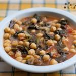 Potaje de garbanzos con espinacas