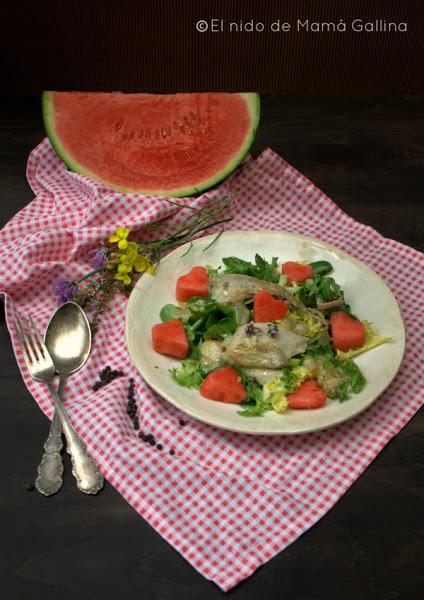 ensalada de sandía