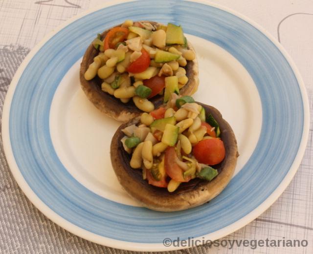 champiñones rellenos