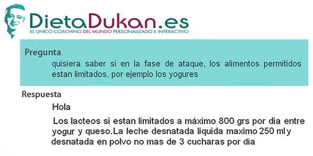 Leche dieta Dukan: leche desnatada