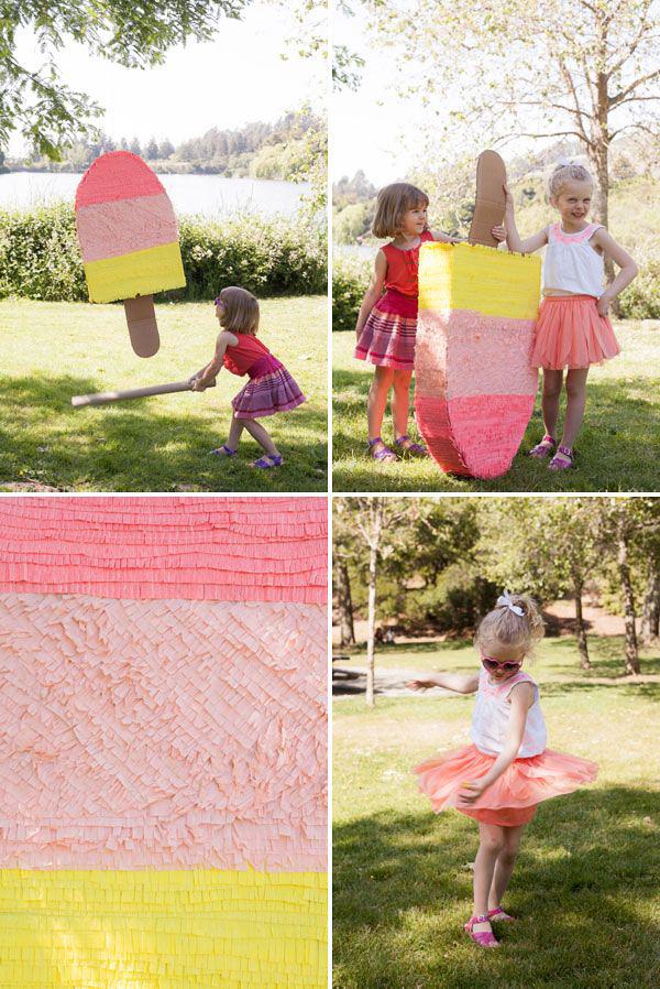 ideas originales para fiestas: piñatas infantiles diy 