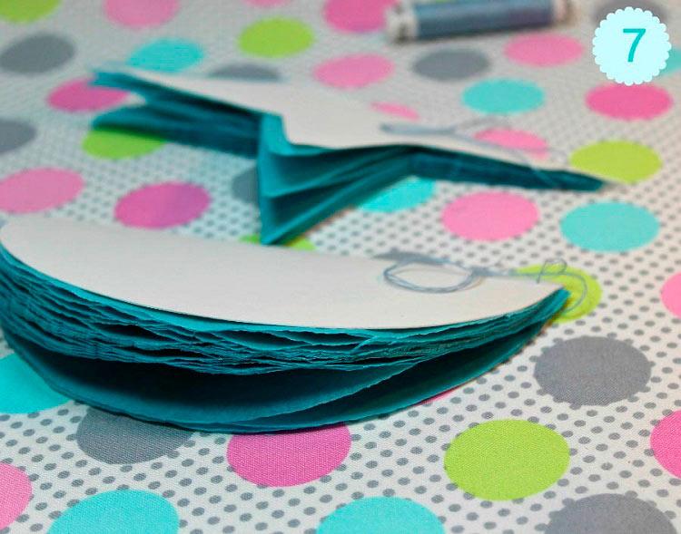 Diy Bola de nido-de abeja 2