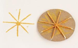 Cómo hacer un sello con lana