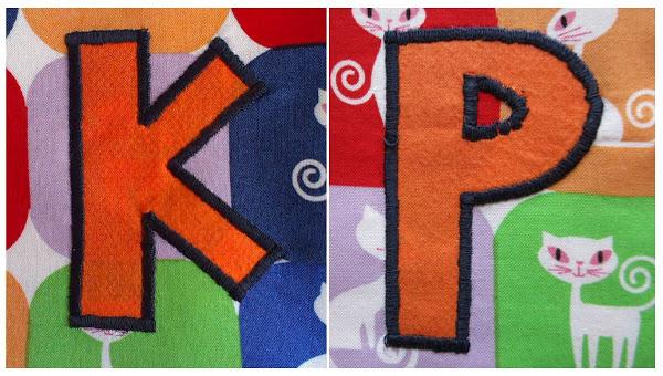 mis nancys, mis peques y yo, mochila pandilleando letras bordadas detalle