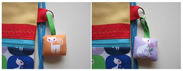 mis nancys, mis peques y yo, mochila pandilleando detalle colgante llavero