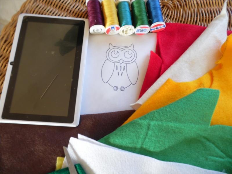 Funda de fieltro materiales