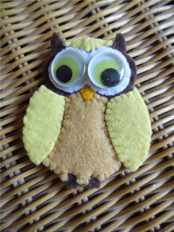 Búho fieltro