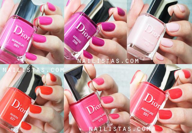 Esmaltes de uñas Dior Nueva Fórmula