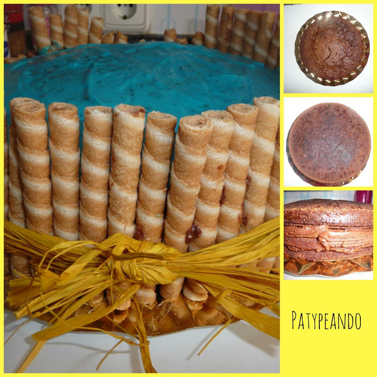 construccion de la tarta