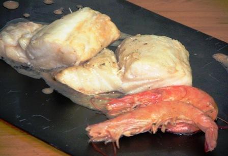 merluza con salsa de ajo