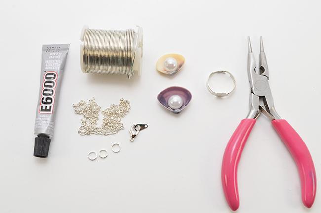 collar perla materiales