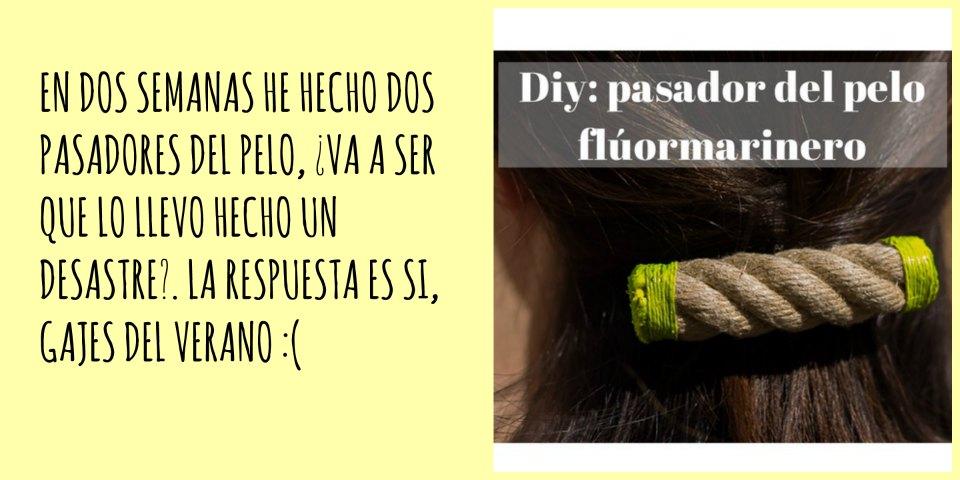 diy pasador del pelo