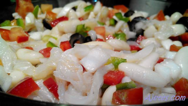 receta de ensalada de alubias